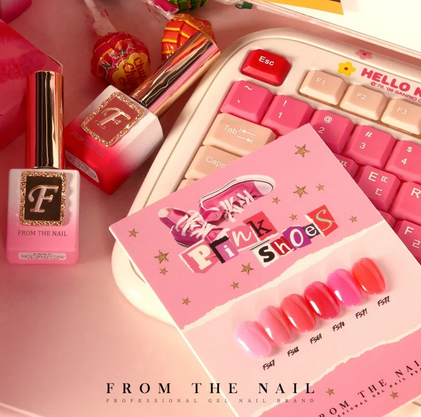 FROM THE NAIL - Pink Shoes Set(FS67-FS72)